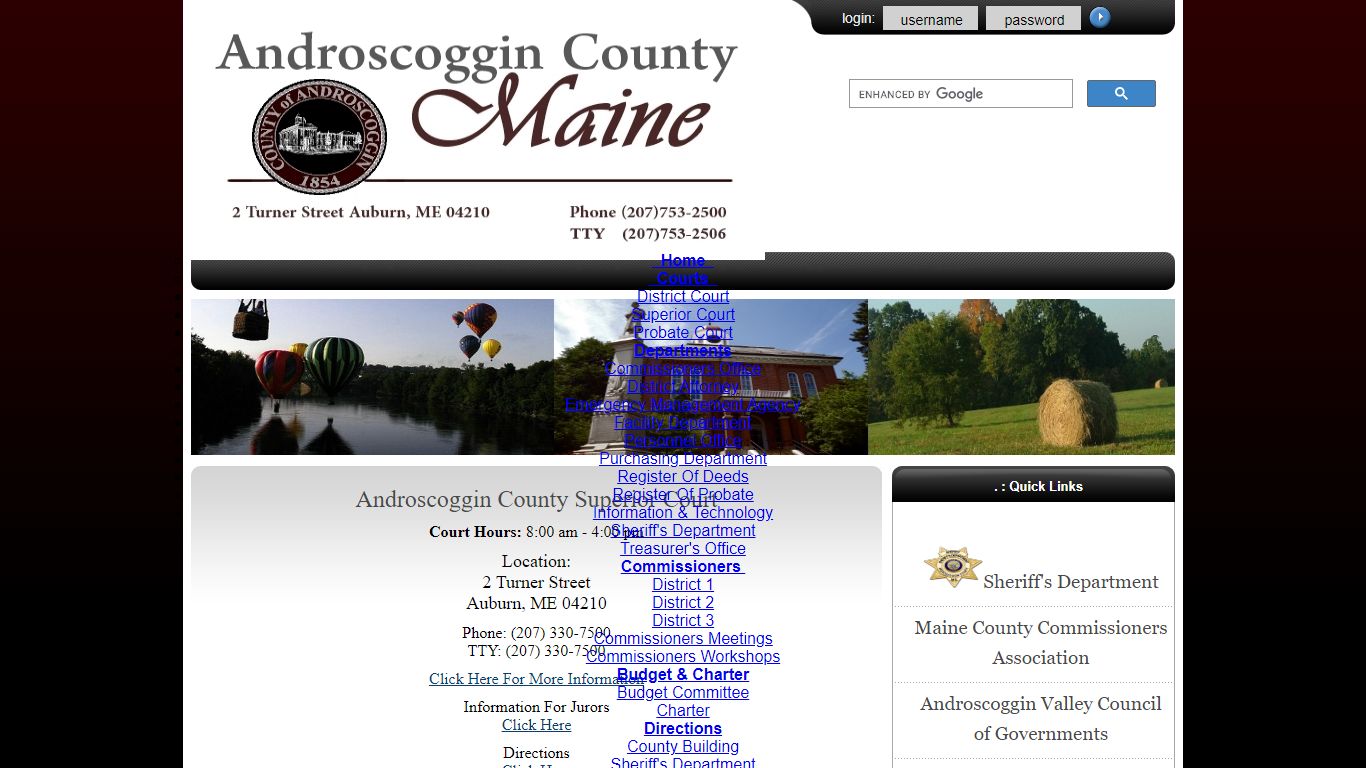 County of Androscoggin, Maine - Androscoggin County, Maine