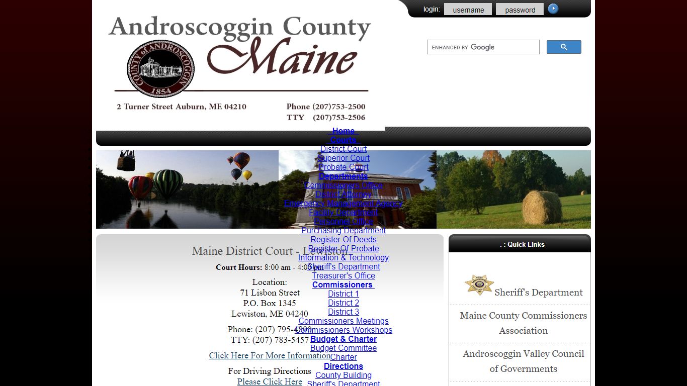 County of Androscoggin, Maine - Androscoggin County, Maine